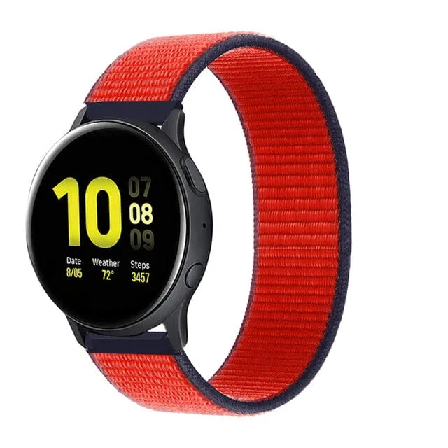 Nylon Sports Loop Watch Straps Compatible with the Olympic 22mm Range