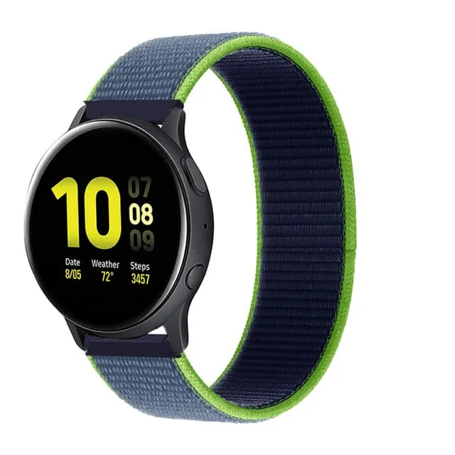 Nylon Sports Loop Watch Straps Compatible with the Olympic 22mm Range