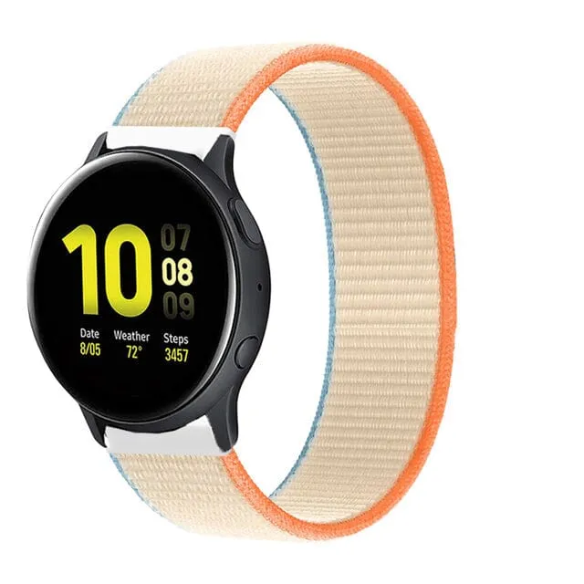 Nylon Sports Loop Watch Straps Compatible with the Olympic 22mm Range