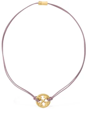 Off-White   Arrow leather necklace 