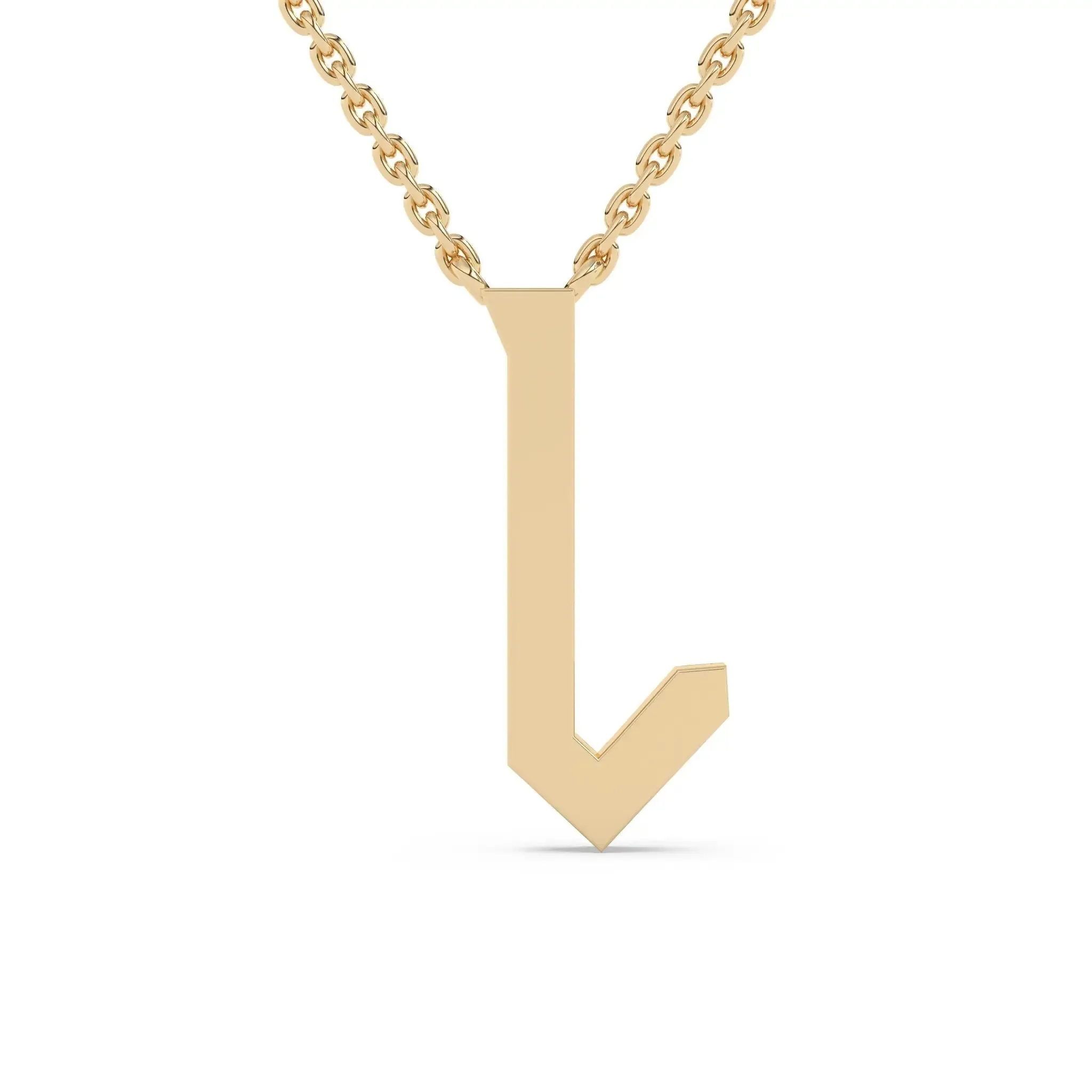 Old English Initial Necklace