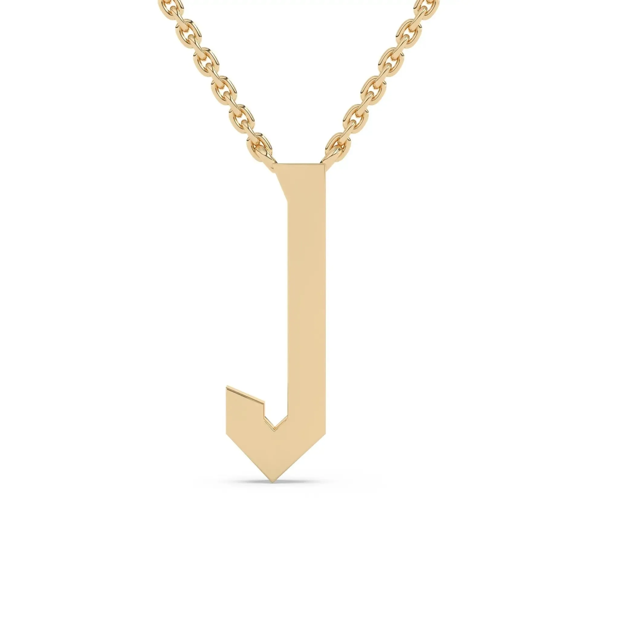 Old English Initial Necklace