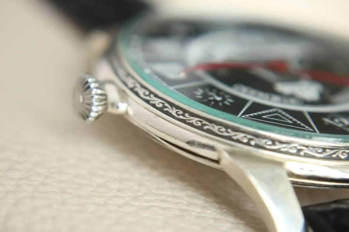 Omega Pocket Watch Custom Wristwatch Silver Masonic 1924