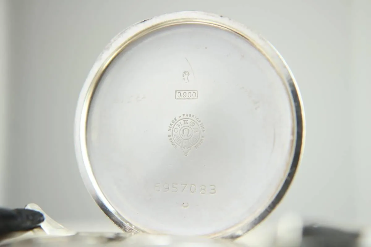 Omega Pocket Watch Custom Wristwatch Silver Masonic 1924