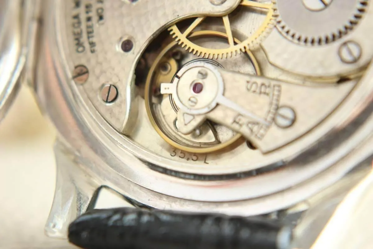 Omega Pocket Watch Custom Wristwatch Silver Masonic 1924