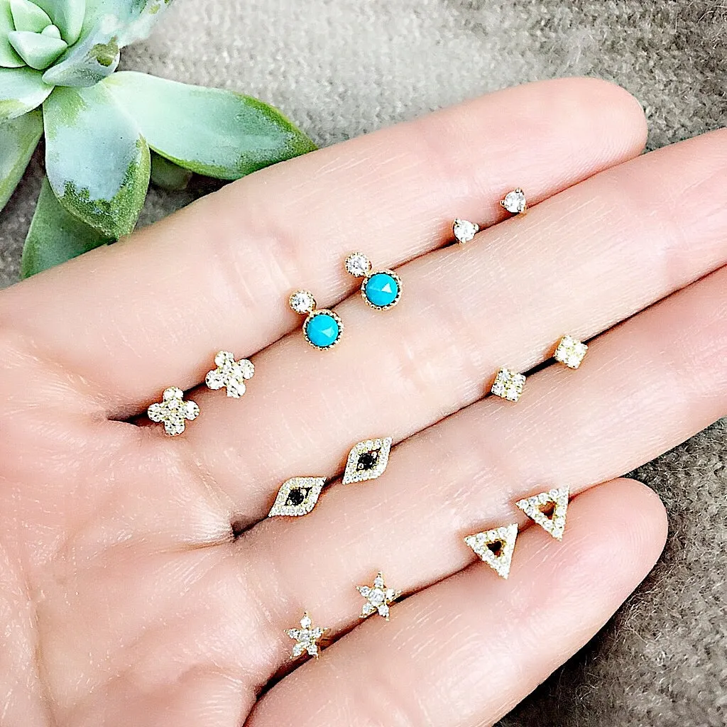 Petite Clover Earrings