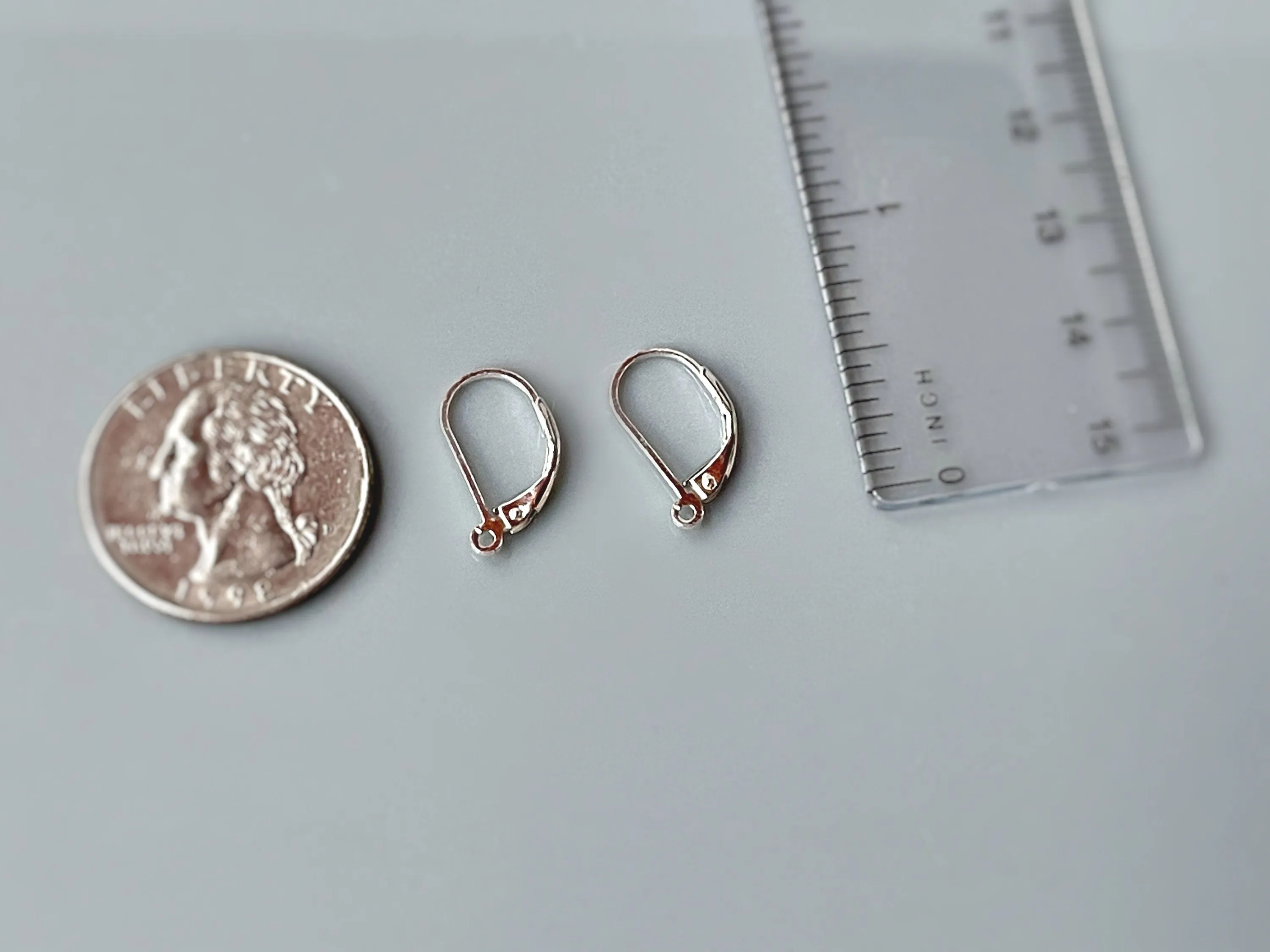 Prehnite Earrings Sterling Silver, Gold Fill, Rose Gold
