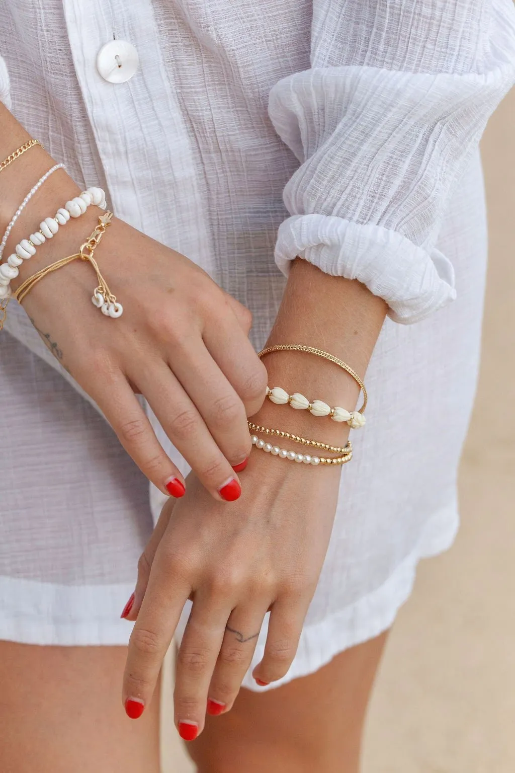 Puka Shell Bracelet - Kahale