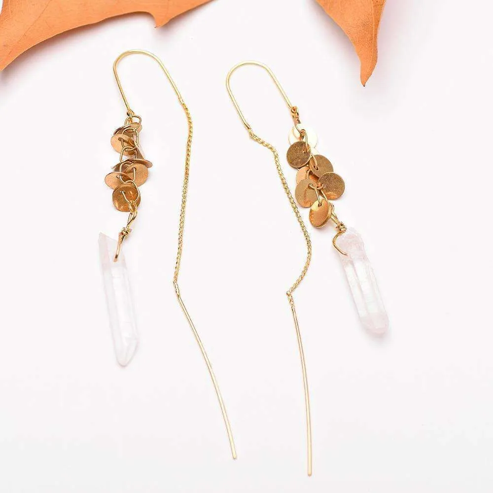Quartz Crystal Earrings