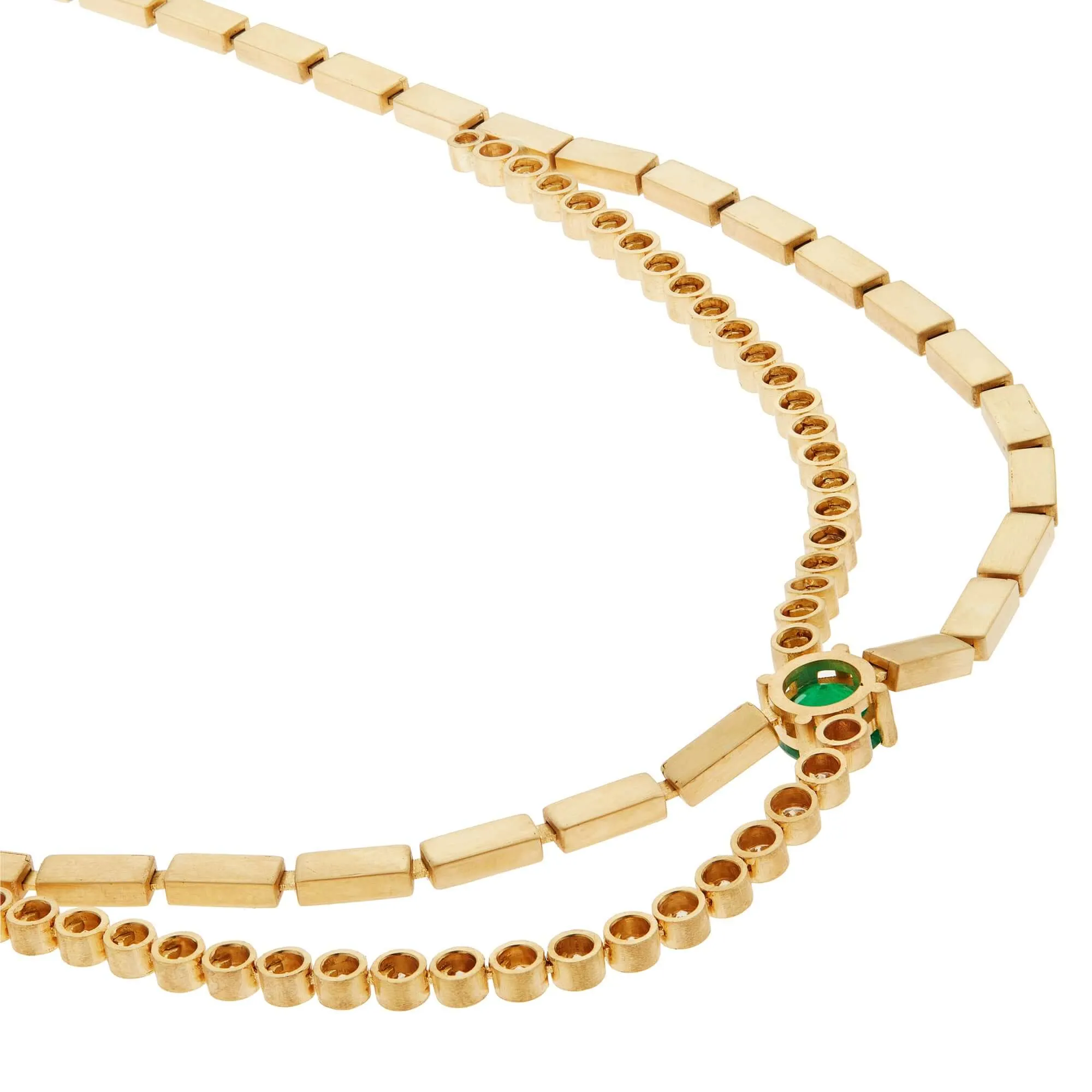 River Οverflow Necklace Y-TTLB-EM