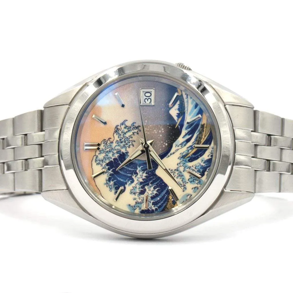 SEIKO 5 SNKL15 The Great Wave Mod #XXX989