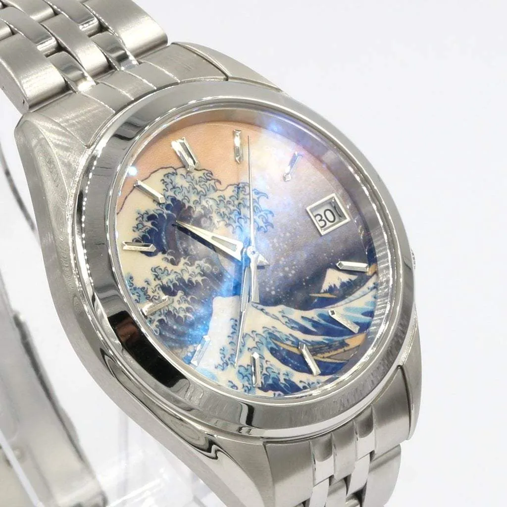 SEIKO 5 SNKL15 The Great Wave Mod #XXX989