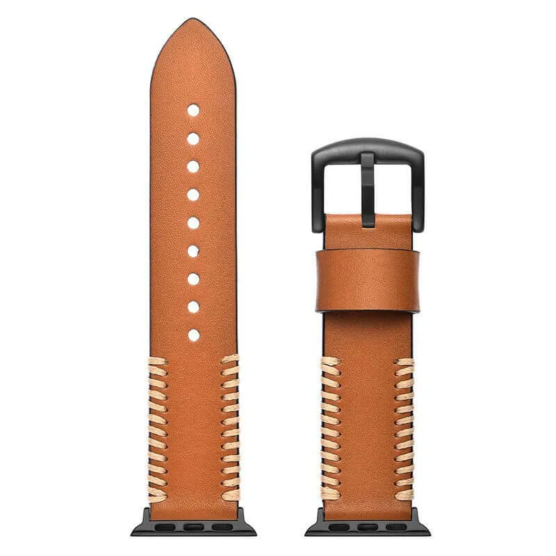 Sewing Process Leather Apple Watch Band