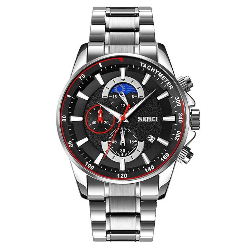 SKMEI 9250 Sun and Moon Watch for Men IP67 w/ Chronograph