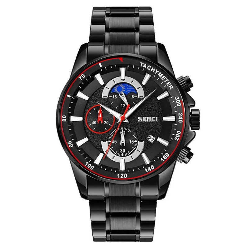 SKMEI 9250 Sun and Moon Watch for Men IP67 w/ Chronograph