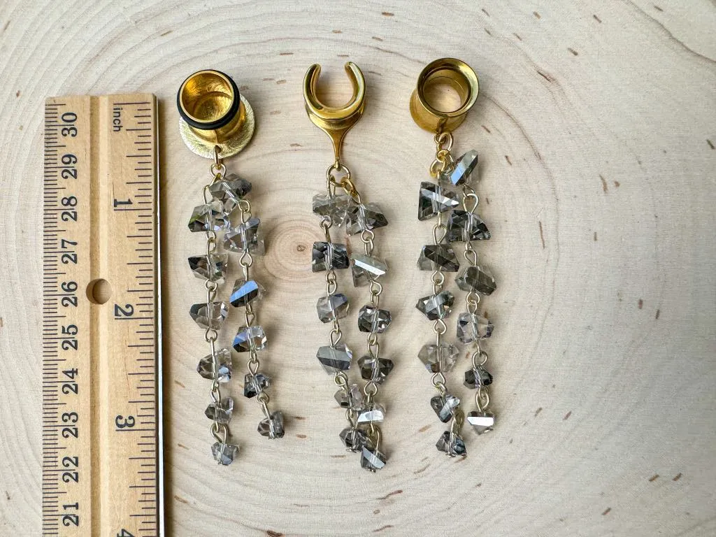 Strands of Faux Smoky Quartz
