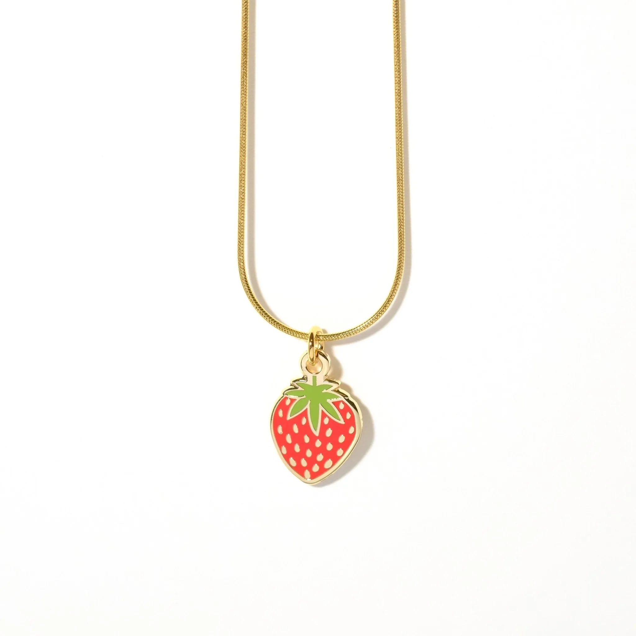 Strawberry Charm Necklace
