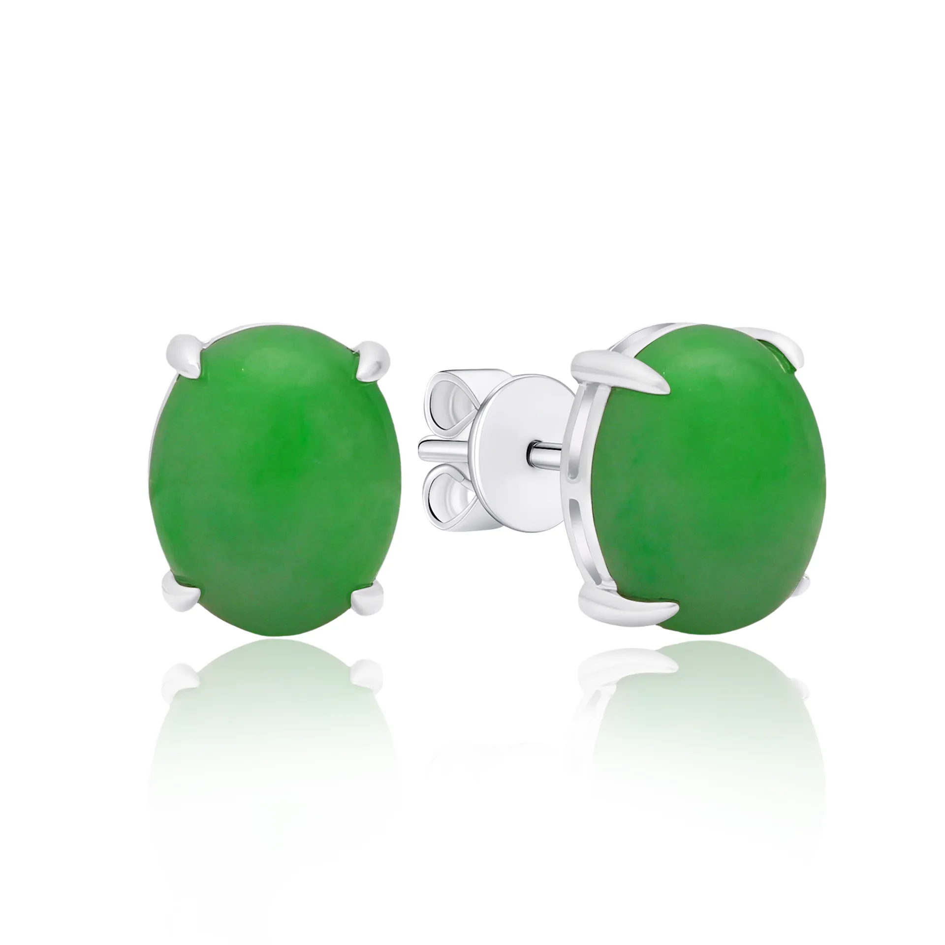 TAKA Jewellery Jade Earrings 18k Gold