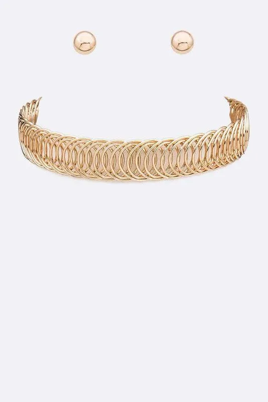 TEEK - Spring Wired Iconic Choker Set