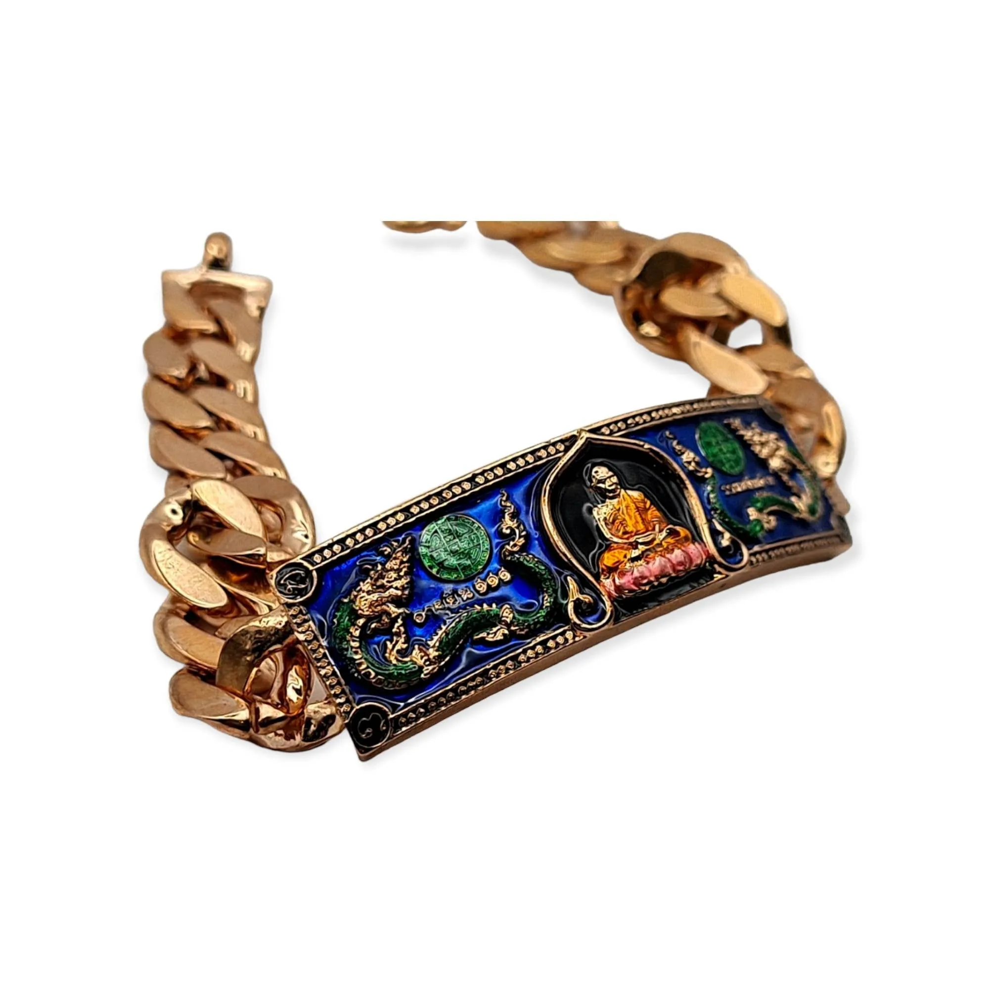 Thai Amulet bracelet Ruay 10,000 million Lp Buddha Lucky Charm Pendant Wealth Attracted Genuine Authentic Holy Blessed