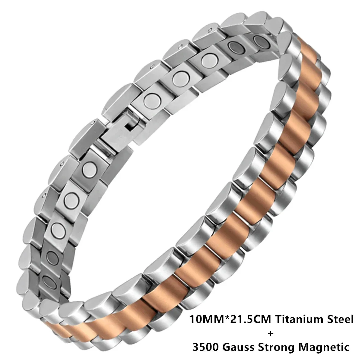 Titanium Steel Magnetic Therapy Bracelet for men and women Link Bracelets