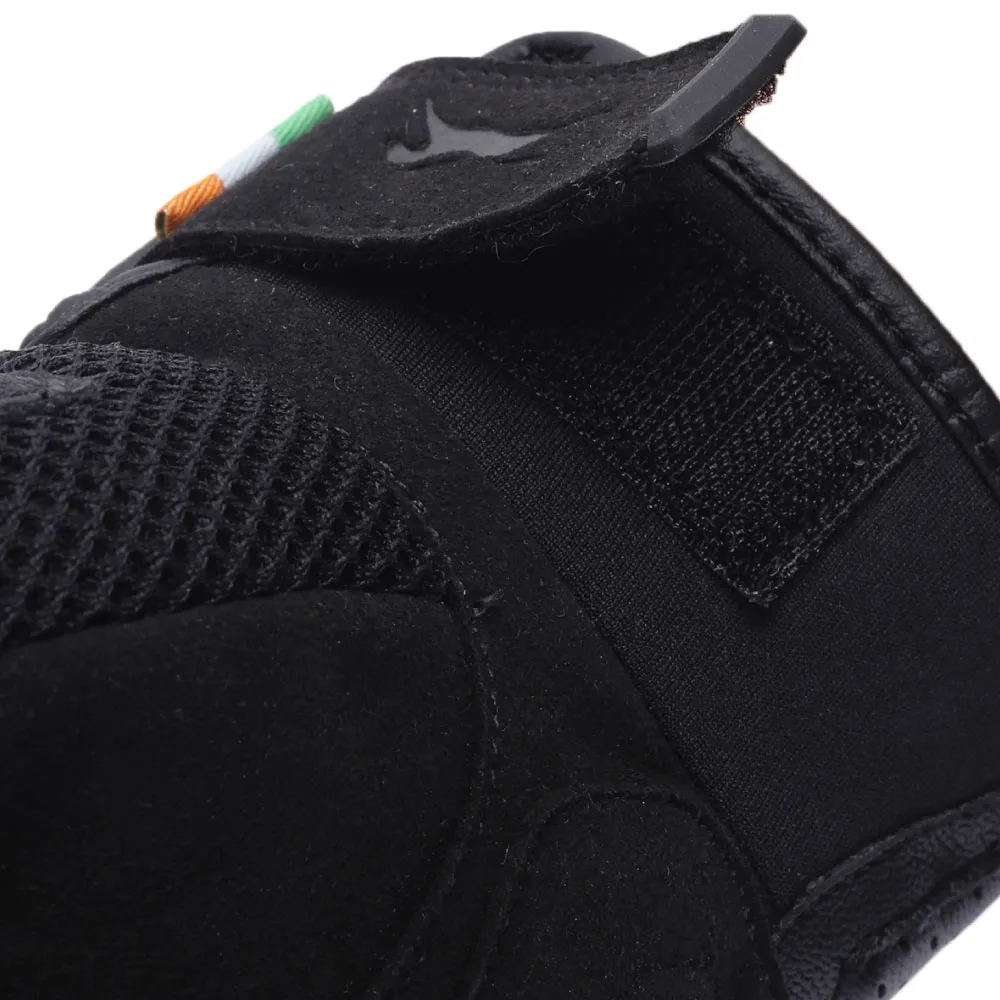 TVS Racing Adventure Riding Gloves for Men – PVC Protected, Touch Screen Compatible, & Visor Wiper Fingertips – Premium Bike Gloves for Riding Comfort (Black)