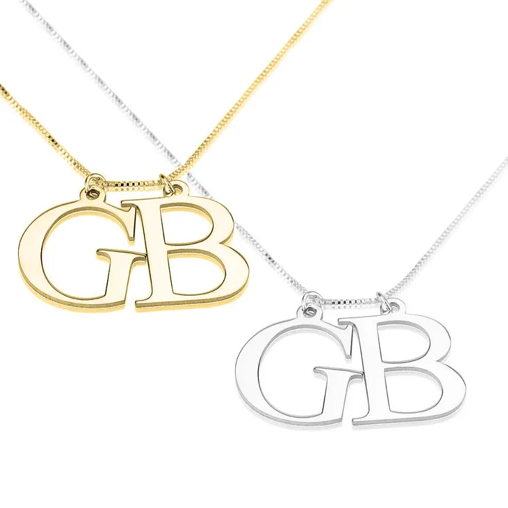 Two Initials Necklace