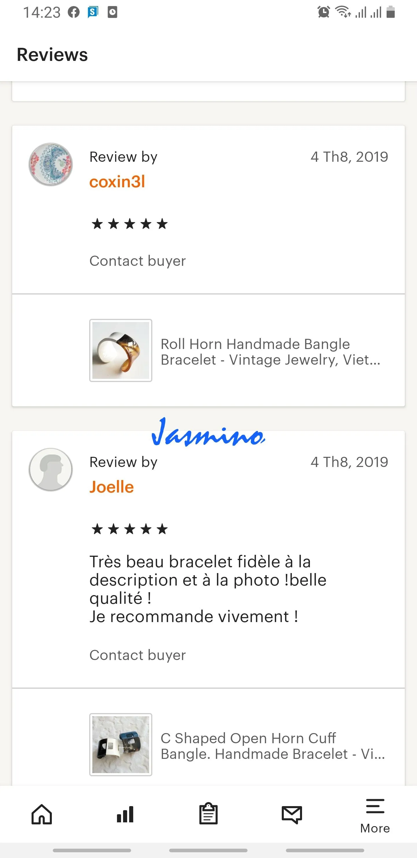 Unique Bracelet Cuff J17469, Handmade Buffalo Horn Product from Vietnam