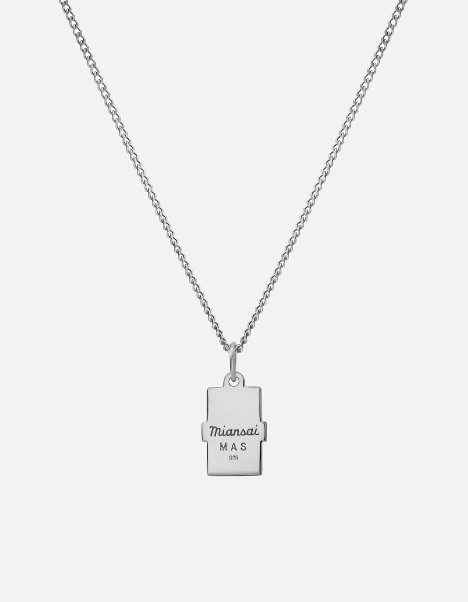 Vault Necklace, Sterling Silver/Emeralds