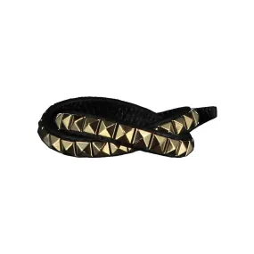 Vicki Black Leather Bracelet