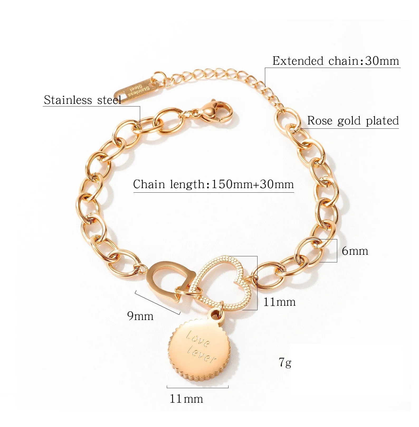Women's Fashion Love Lever Bracelet