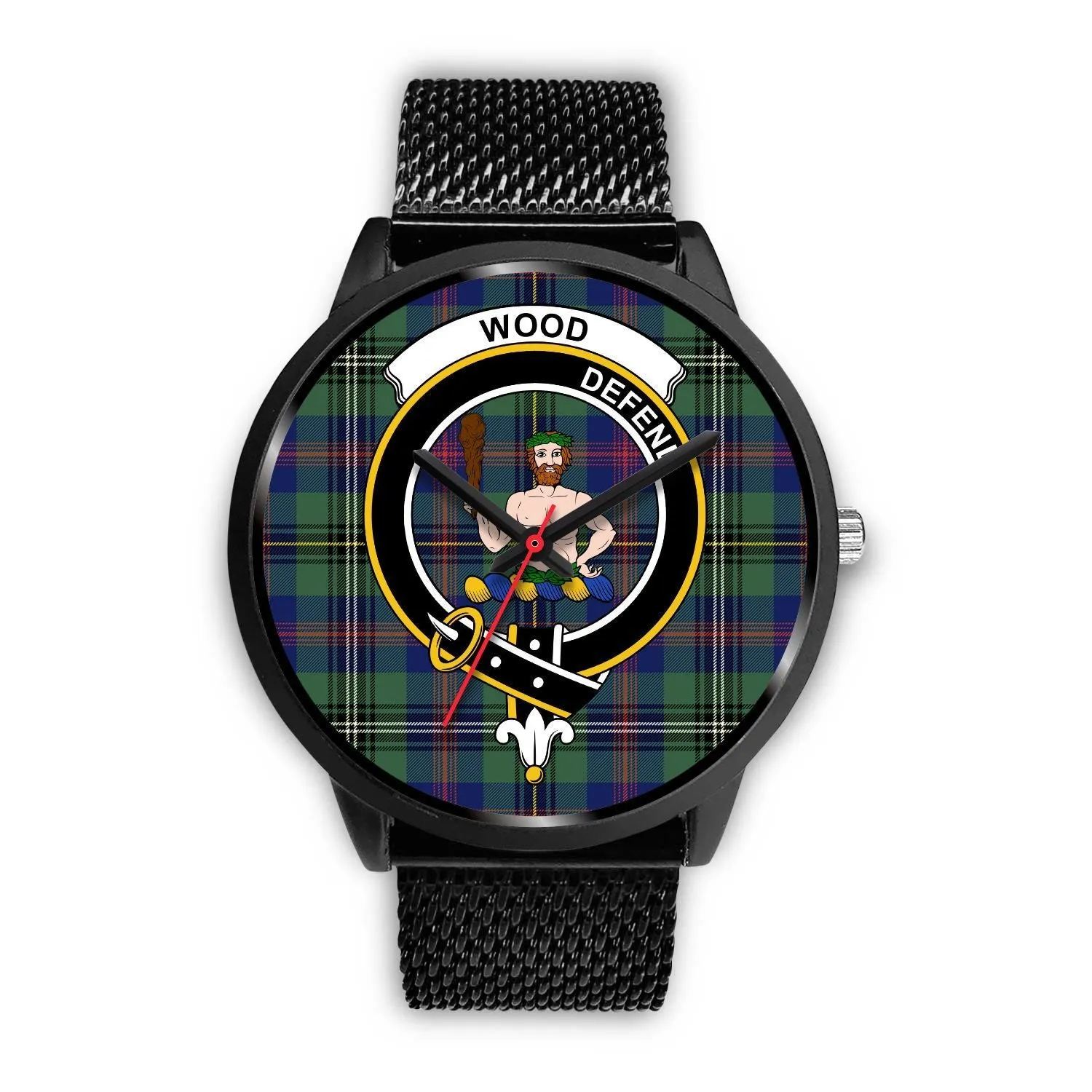 Wood Clan Badge Tartan Black Watch