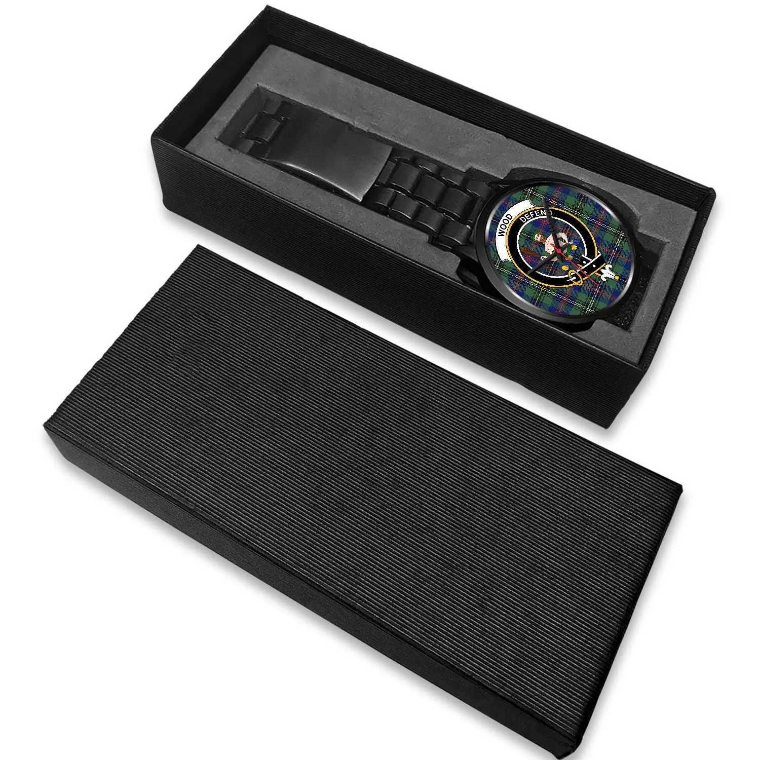 Wood Clan Badge Tartan Black Watch