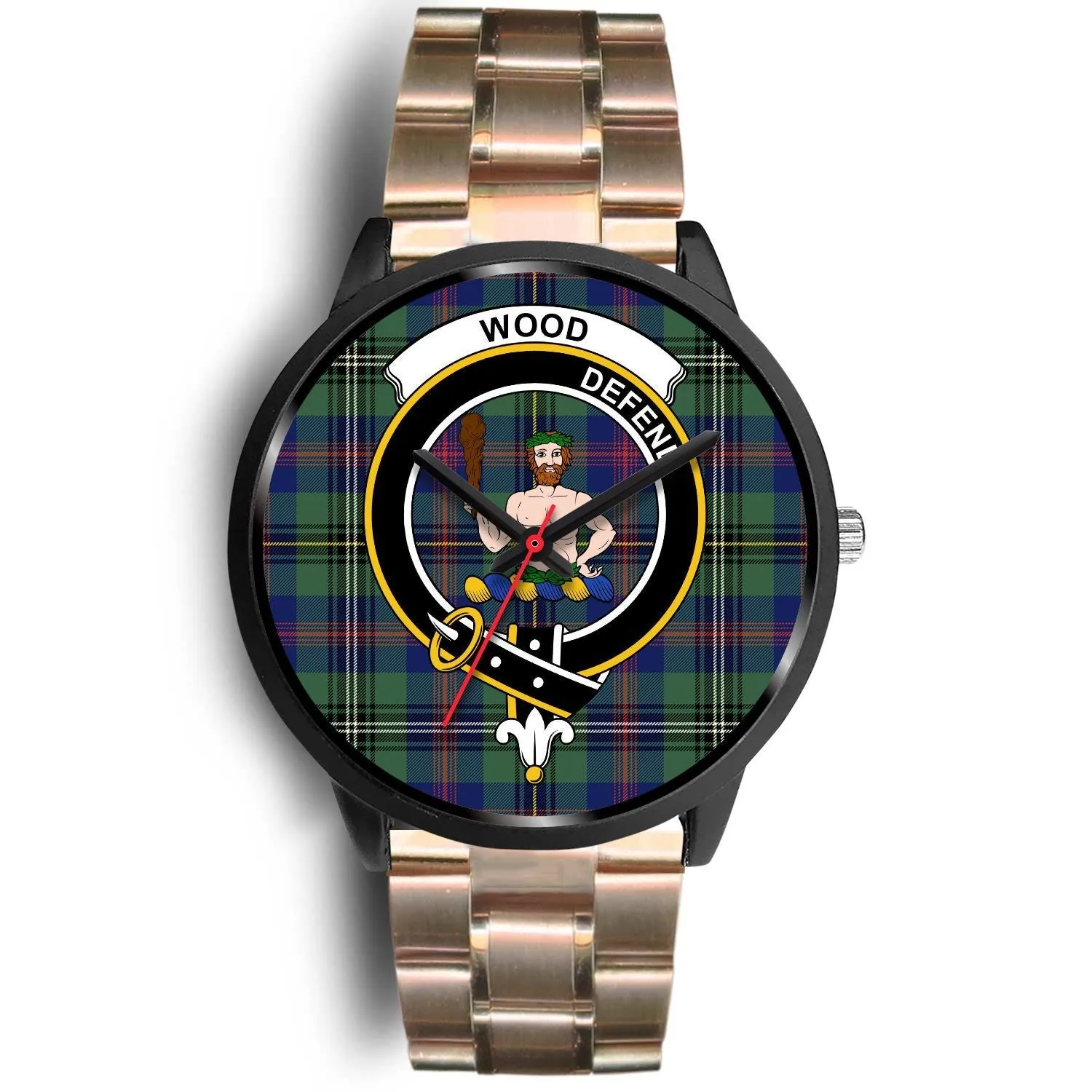 Wood Clan Badge Tartan Black Watch