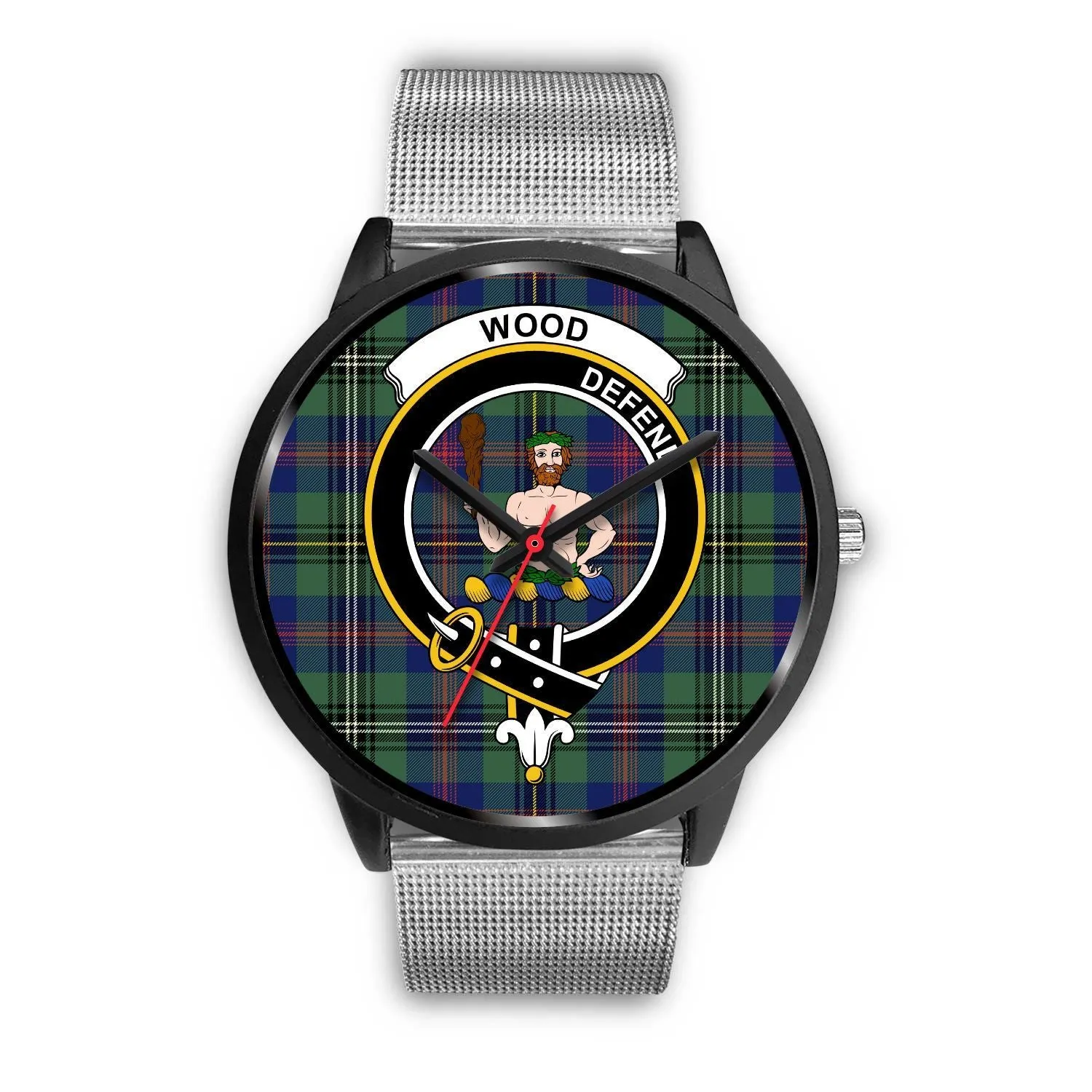 Wood Clan Badge Tartan Black Watch