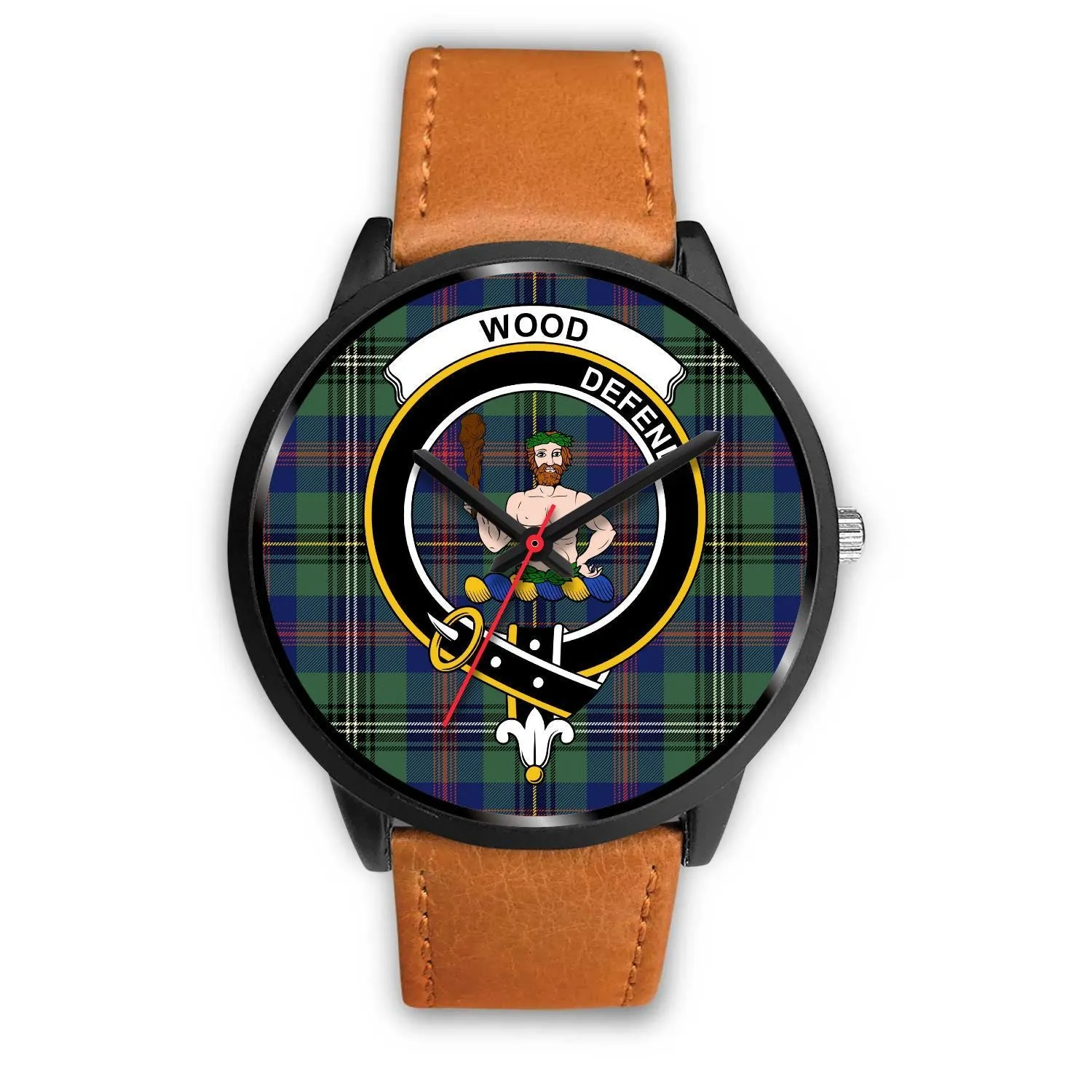 Wood Clan Badge Tartan Black Watch