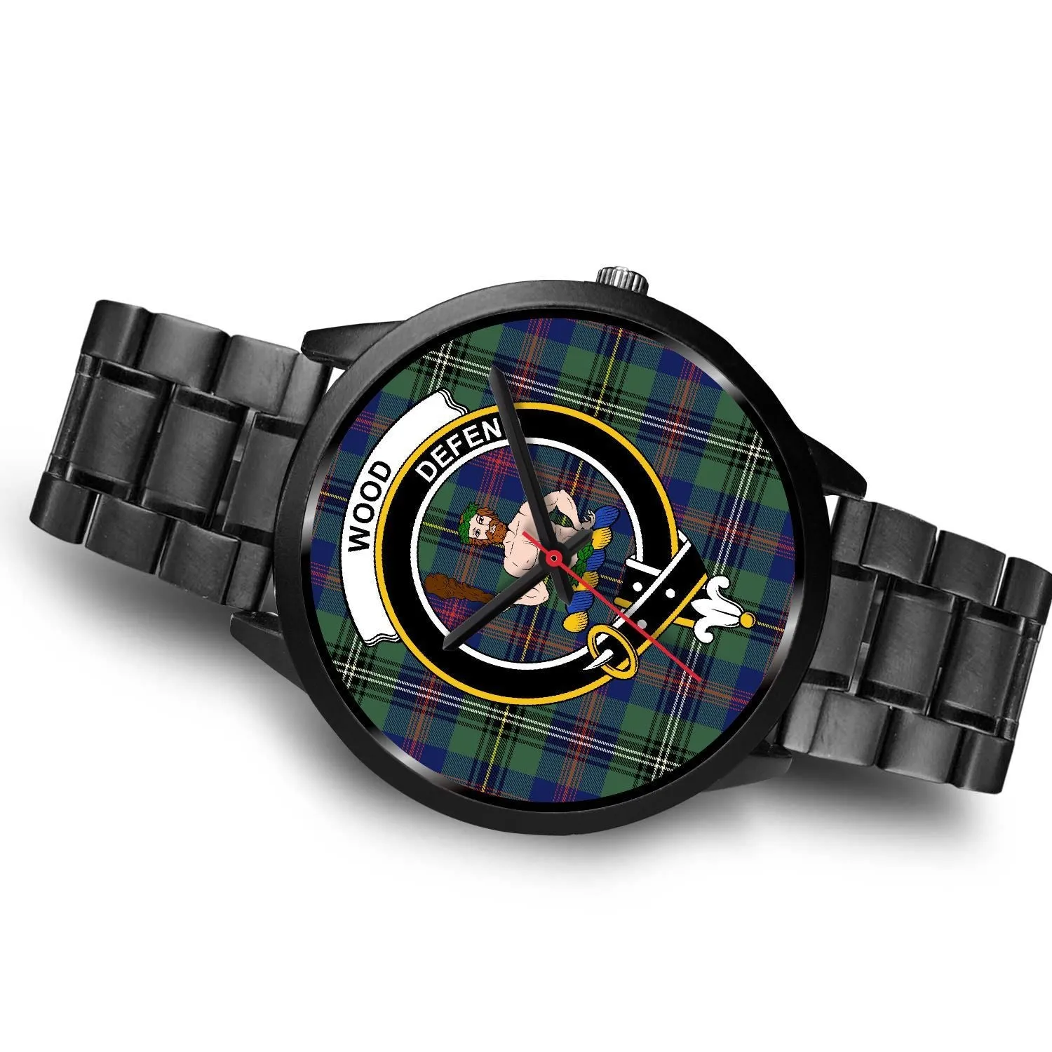 Wood Clan Badge Tartan Black Watch