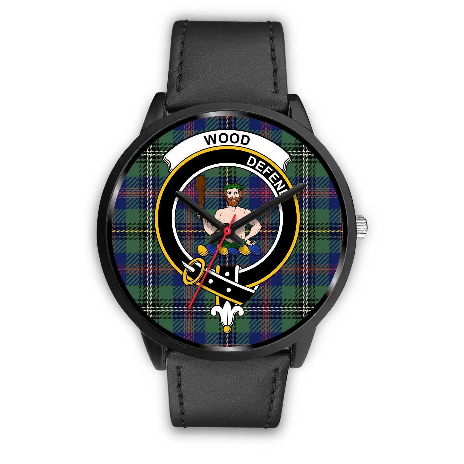Wood Clan Badge Tartan Black Watch