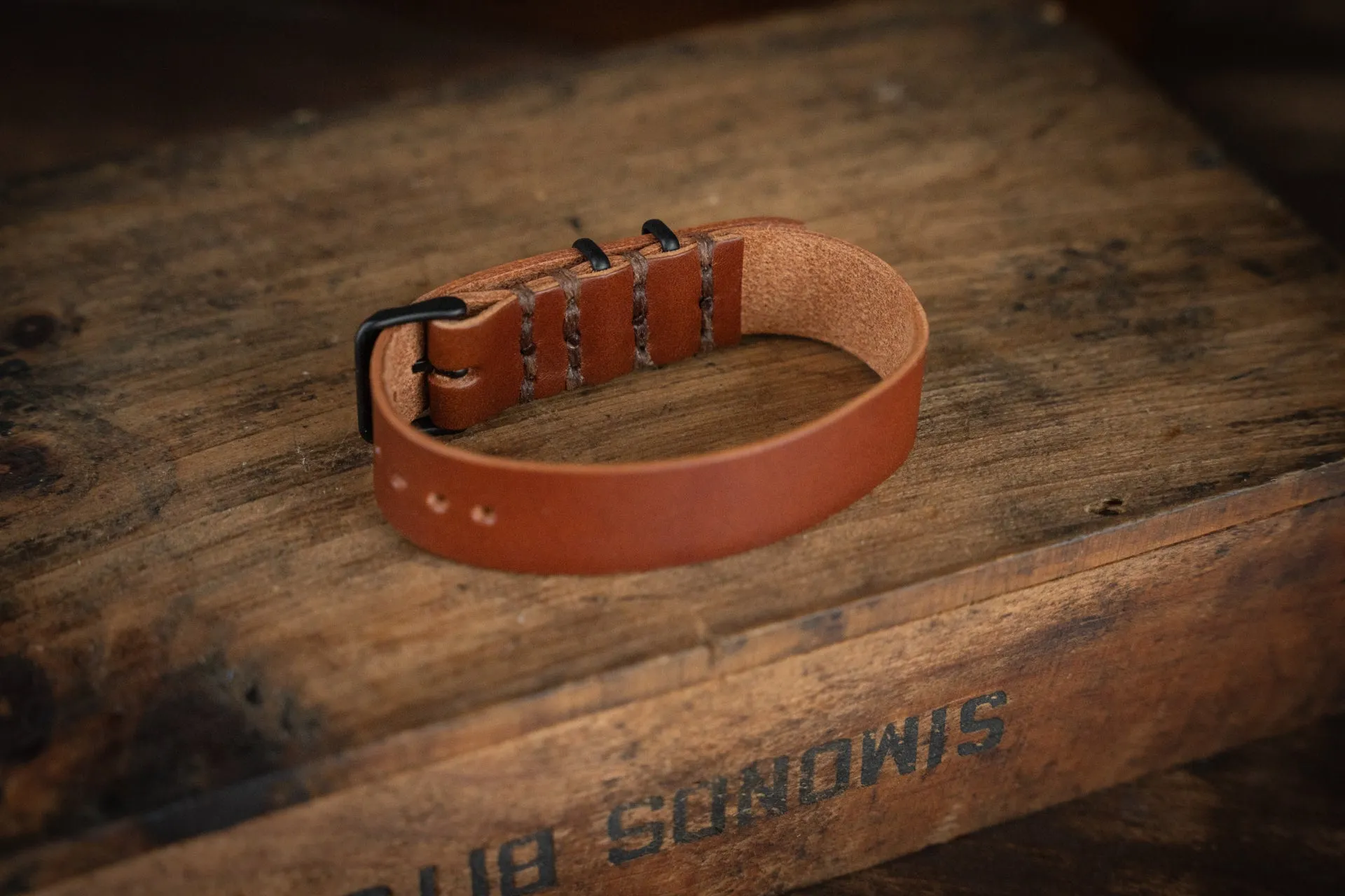 ZULU Leather Watch Strap Brown